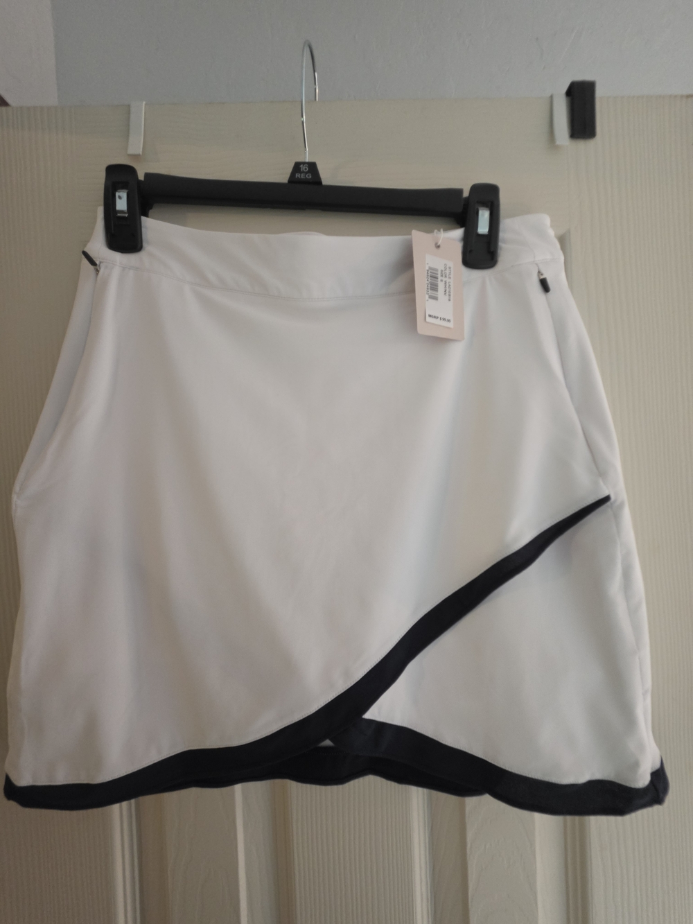 Peter Millar White Skirt with Navy trim